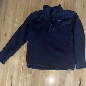 PATAGONIA BLACK QUARTER ZIP XXL